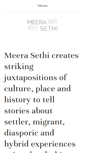 Mobile Screenshot of meerasethi.com